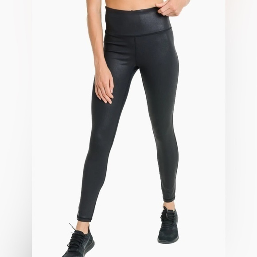 Mono B Highwaist Foil‎ Scale Active Wear Leggings Sz 1XL